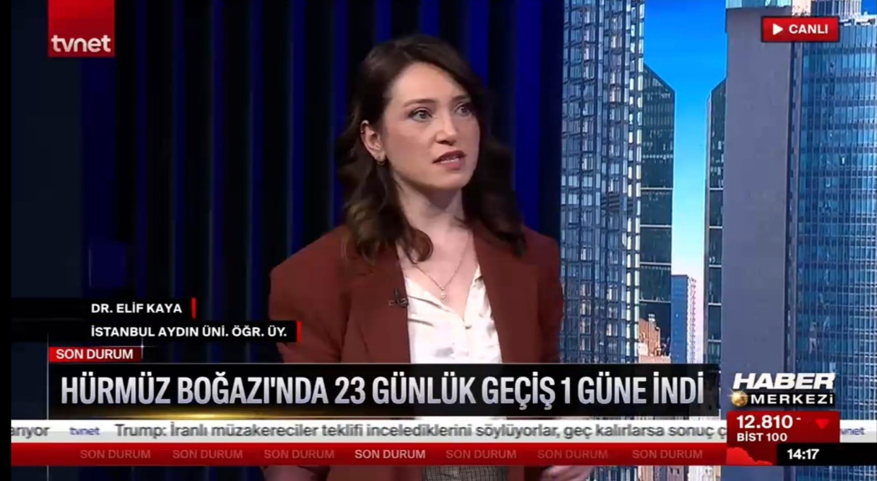 Öğretim Üyemiz Dr. Elif Kaya, Orta Doğu’daki Gerilimin Ekonomik Etkilerini Değerlendirdi