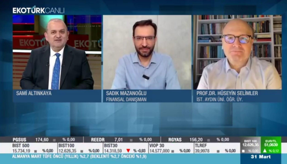 Öğretim Üyemiz Prof. Dr. Hüseyin Selimler, Ekonomi Gündemini Değerlendirdi