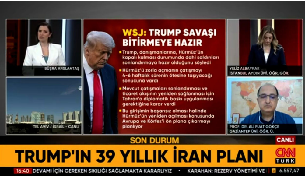Öğretim Görevlimiz Yeliz Albayrak, İran-ABD-İsrail Gündemini Değerlendirdi