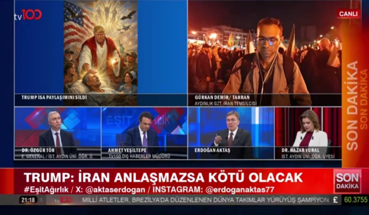 Öğretim Üyemiz Dr. Hazar Vural, ABD-İran Görüşmelerini ve Hürmüz Boğazı Gündemini Değerlendirdi