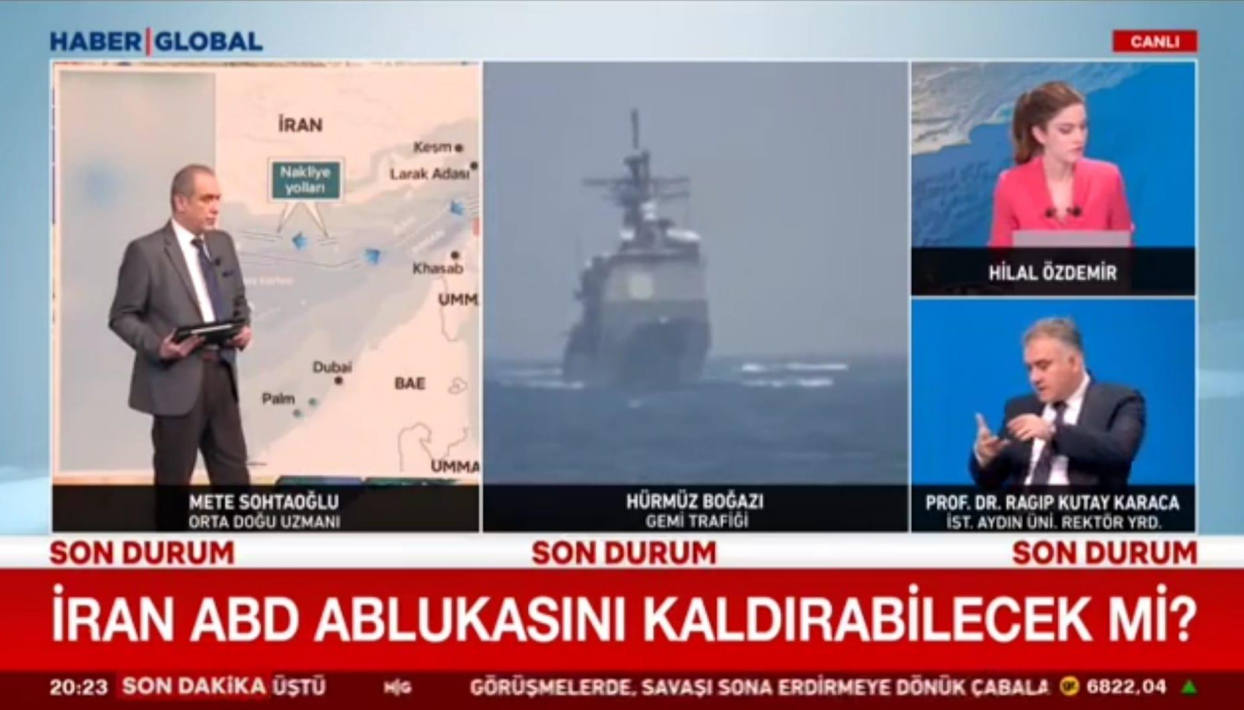 Rektör Yardımcımız Prof. Dr. R. Kutay Karaca, Hürmüz Boğazı Gündemini Değerlendirdi