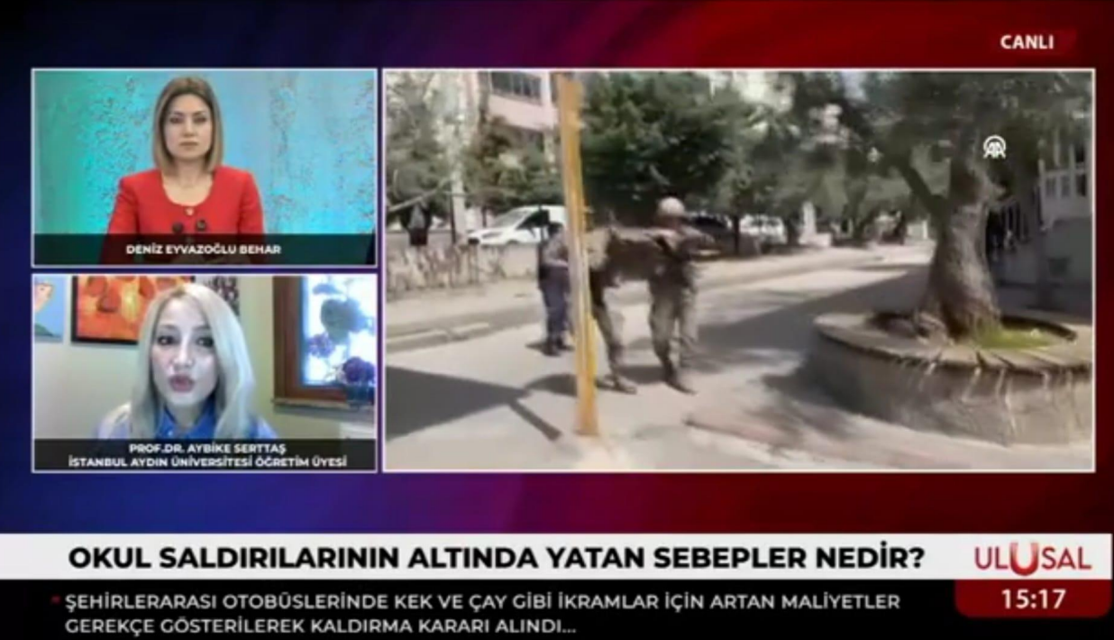 Lisansüstü Eğitim Enstitüsü Müdürümüz Prof. Dr. Aybike Serttaş, Dijital Platformların Şiddet Üzerindeki Etkilerini Değerlendirdi