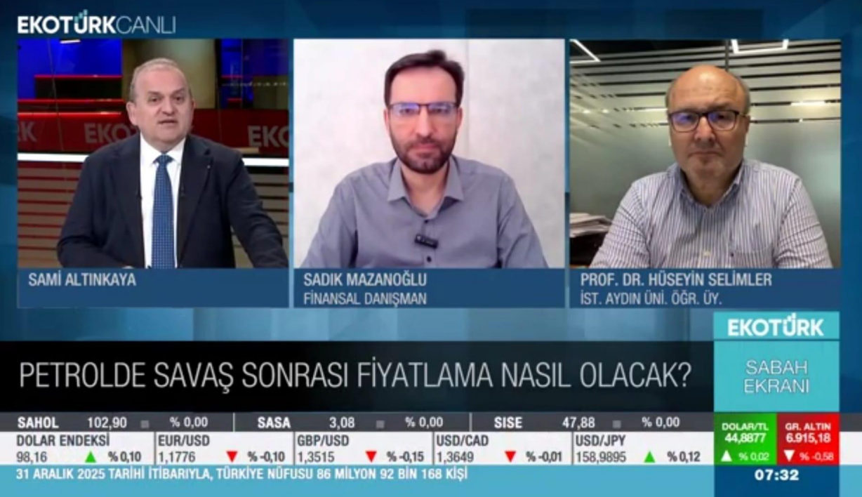 Öğretim Üyemiz Prof. Dr. Hüseyin Selimler, Savaşın Ekonomik Piyasalara Etkilerini Değerlendirdi