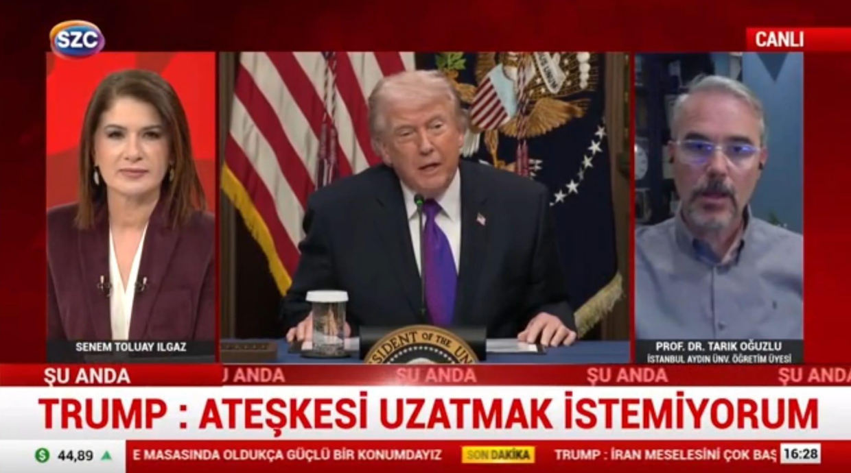 Öğretim Üyemiz Prof. Dr. Tarık Oğuzlu, Bölgedeki Son Gelişmeleri Değerlendirdi