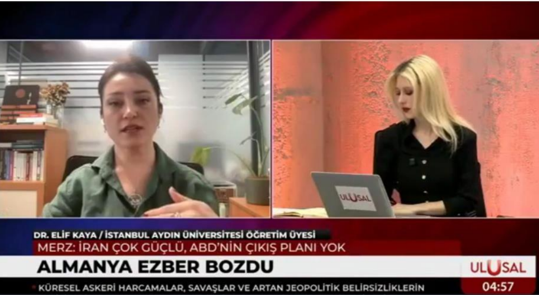 Öğretim Üyemiz Dr. Elif Kaya, ABD-İran Müzakerelerinde Avrupa Birliği'nin Tutumunu Değerlendirdi