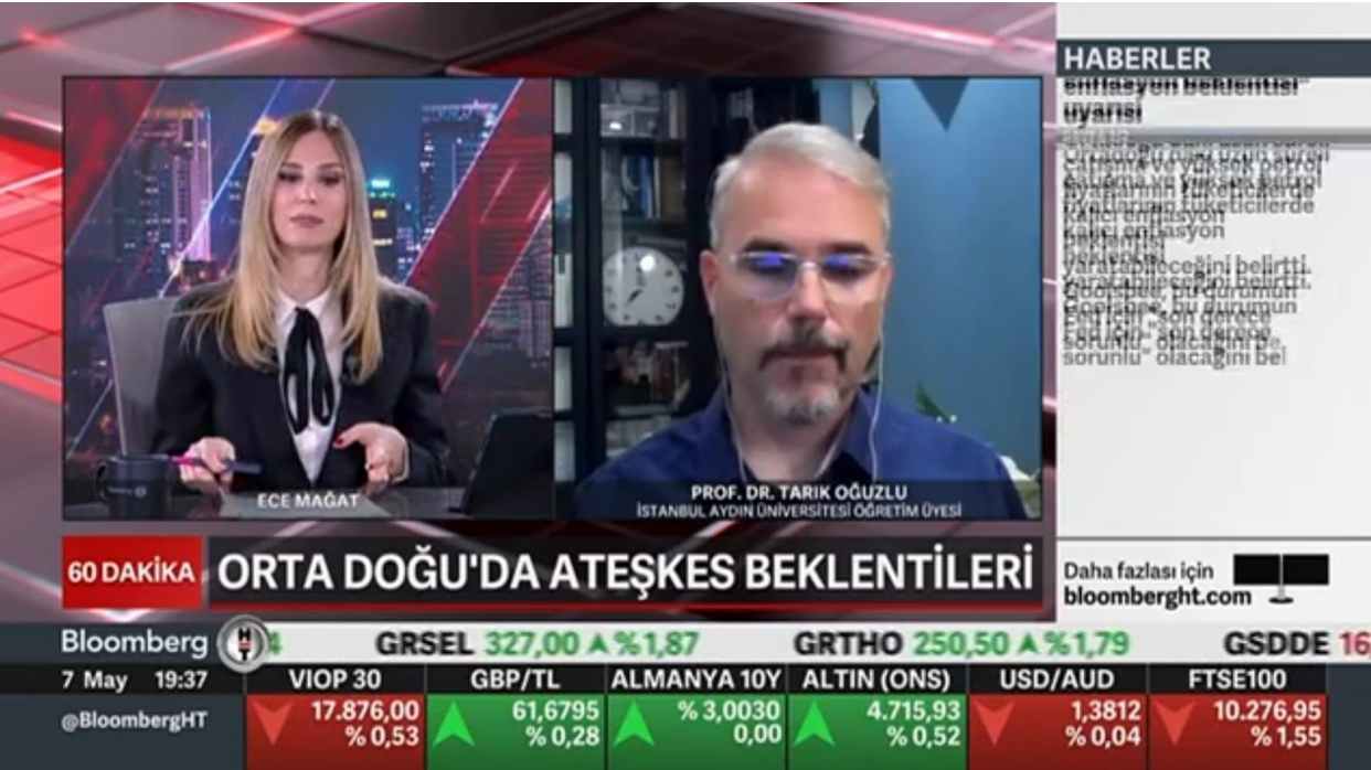 Öğretim Üyemiz Prof. Dr. H. Tarık Oğuzlu, İran-ABD Gerilimindeki Son Gelişmeleri Değerlendirdi