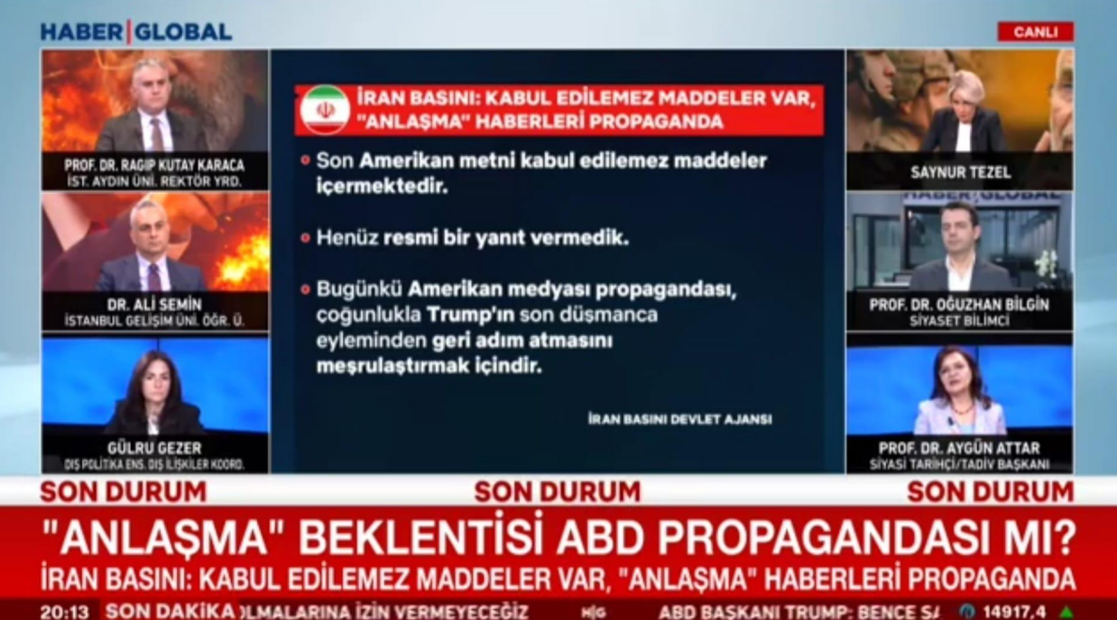 Rektör Yardımcımız Prof. Dr. R. Kutay Karaca, İran-ABD Gerilimindeki Son Gelişmeleri Değerlendirdi