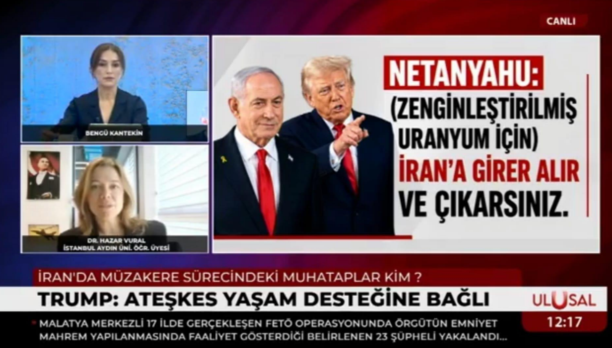 Öğretim Üyemiz Dr. Hazar Vural, İran-ABD Gerilimini Değerlendirdi