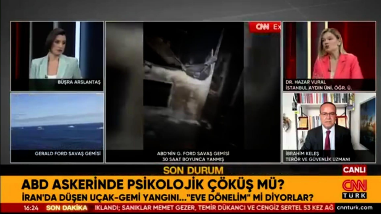 Öğretim Üyemiz Dr. Hazar Vural, İsrail-İran Gerilimi ve İran-ABD Görüşmelerini Değerlendirdi