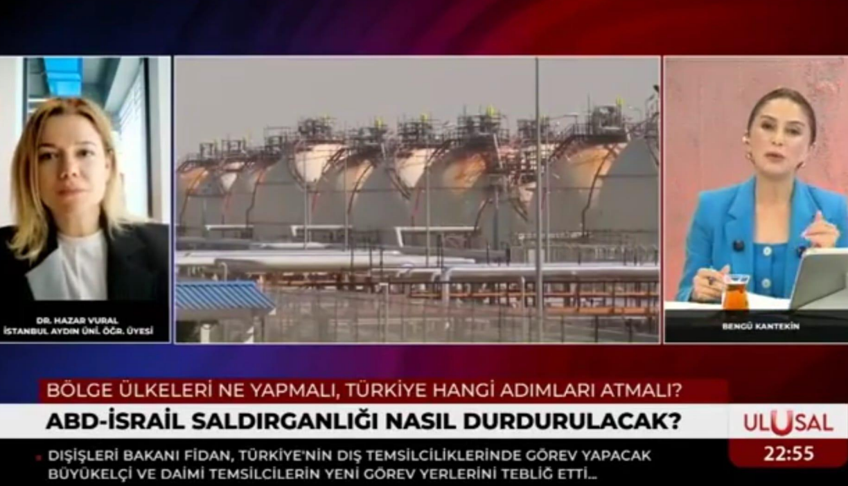 Öğretim Üyemiz Dr. Hazar Vural, ABD-İran Gerilimi ve Bölgedeki Son Gelişmeleri Değerlendirdi