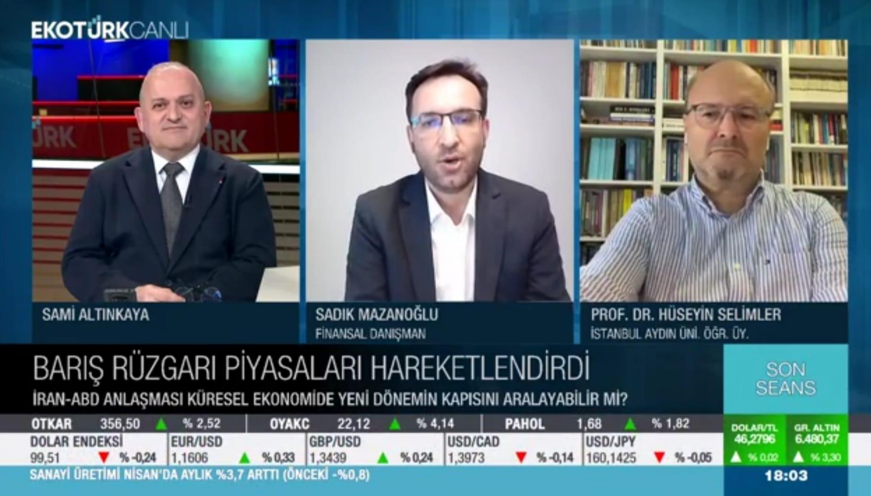 Öğretim Üyemiz Prof. Dr. Hüseyin Selimler, Aralık Ayı Enflasyon Verileri ve Finansal Piyasaları Değerlendirdi