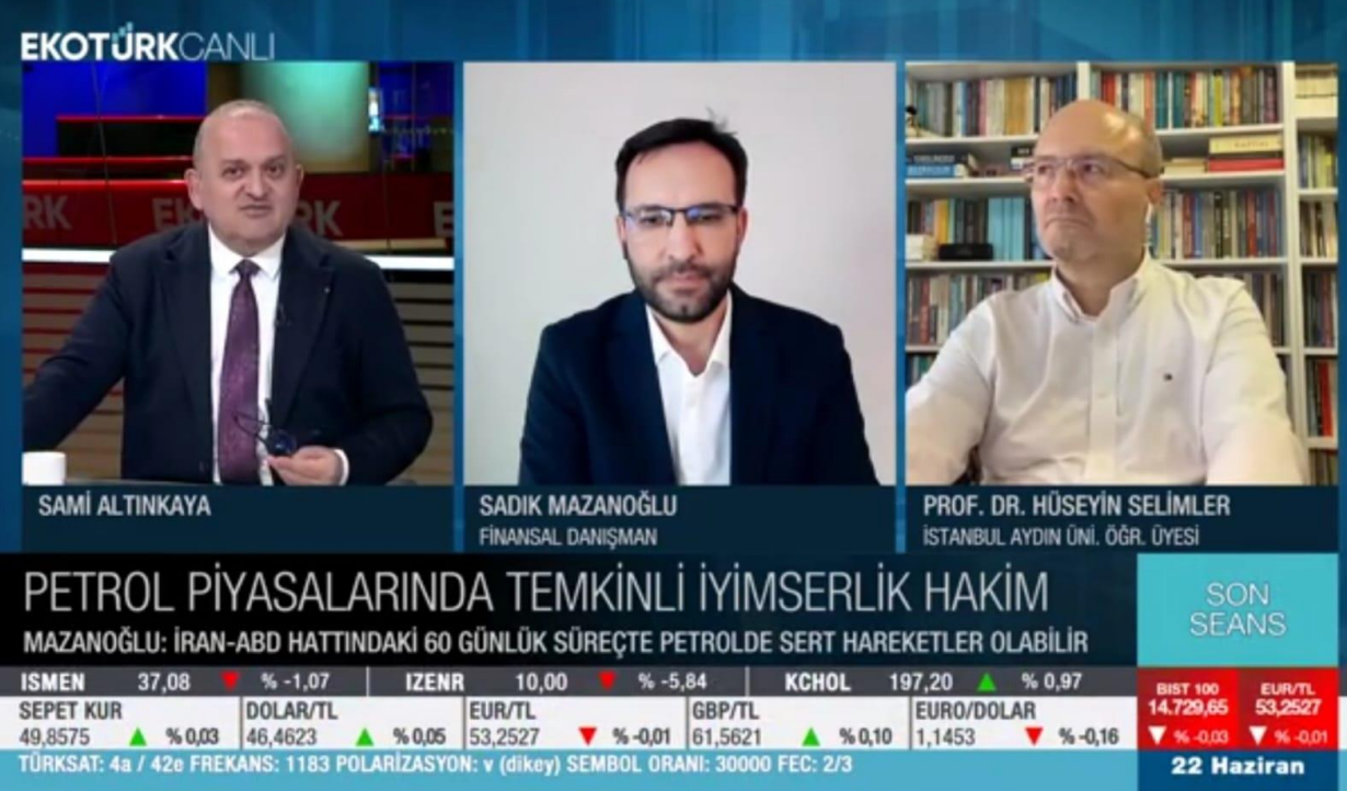 Öğretim Üyemiz Prof. Dr. Hüseyin Selimler, Ekonomi Gündemindeki Gelişmeleri Değerlendirdi