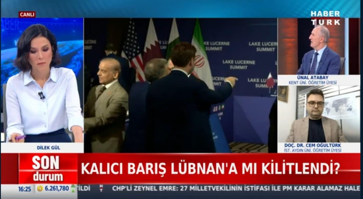 Öğretim Üyemiz Doç. Dr. Cem Oğultürk, İran'ın İsrail'e Yönelik Mesajlarını Değerlendirdi