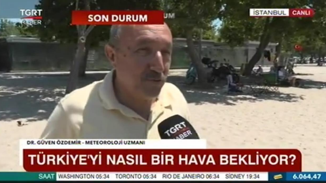 Öğretim Üyemiz Dr. Güven Özdemir, Güncel Meteorolojik Gelişmeleri Değerlendirdi