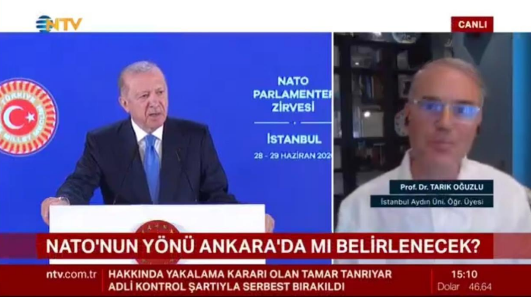 Öğretim Üyemiz Prof. Dr. H. Tarık Oğuzlu, Ankara'da Düzenlenecek NATO Zirvesini Değerlendirdi